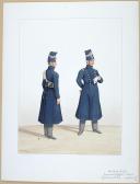 1830. Garde Royale. Grenadiers à Cheval (1er Régiment). Maréchal des Logis-Chef, Adjudant-Major.