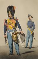 ARMAND-DUMARESQ - Uniformes de la Garde Impériale en 1857 : Régiment de Gendarmerie à pied : tambour. 27996-5