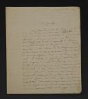 LETTRE AUTOGRAPHE SIGNÉE B. BERNARD, aspirant à bord d'un brick en mai 1814, À SON PÈRE, le 23 mai 1814 Rade de Cherbourg. 18856-31