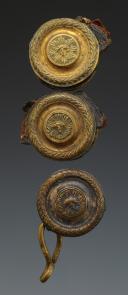 TROIS BOUCLES DE CEINTURON D'OFFICIER DE HUSSARDS, Ancienne Monarchie. 32819