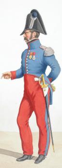 Photo 2 : 1820. Hussards. Hussard (4e Régiment - du Nord), Capitaine-Commandant (3e Régiment - de la Moselle).