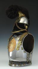 Photo 2 : HELMET AND BREATHER TROUP OF THE ROYAL GUARD, model 1816 (first model), Restoration. 27253-11187-A