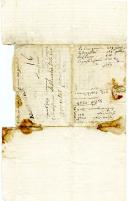 Photo 2 : LETTRE DE SOLDAT, datée du 10 juillet 1747, RELATANT AVEC DÉTAILS LA BATAILLE DE LAWFELD.