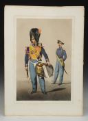 Photo 2 : ARMAND-DUMARESQ - Uniformes de la Garde Impériale en 1857 : Régiment de Gendarmerie à pied : tambour. 27996-5