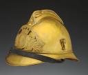 Photo 2 : CASQUE TROUPE DE SAPEURS-POMPIERS DE LA COMMUNE DE LATILLÉ, type 1895, Troisième République. 24542