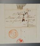 Photo 2 : Return from Russia. COPY OF A LETTER SIGNED EUGENE (Königsberg, January 1, 1813) addressed to one of his friends "OBERLIN" who transmitted it to MR. RENÉ DE THOMÉ residing in Paris for information. 18856-2