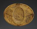 Photo 2 : GIBERNE PLATE BELONGING TO THE PARIS NATIONAL GUARD TROOPS, 1789 MODEL, Constitutional Monarchy. 30893