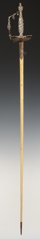Photo 2 : COURT SWORD WITH MARCASITE-SET STEEL, reign of Louis XVI, Ancient Monarchy, dating from 1790. Inventory number 3228.
