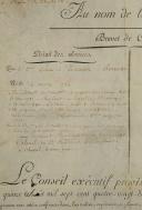 Photo 2 : BREVET DE COLONEL DÉLIVRÉ PAR LE CONSEIL EXÉCUTIF PROVISOIRE AU CITOYEN LOUIS FLORENTIN BERTECHE nommé colonel au 22ème Régiment de Chasseurs à cheval, 12 floreal an 3 (1er mai 1795). 18915-7