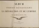Photo 3 : YUNG. Album de vingt batailles de la Révolution et de l'Empire.