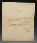Photo 3 : TWO SIGNED LETTERS FROM GENERAL JEAN-ANTOINE VERDIER* TO GENERAL PAUL GRENIER**, Villach on September 6, 1813, and Milan on April 25, 1814.  18906-18