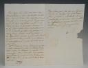 Photo 3 : Return from Russia. COPY OF A LETTER SIGNED EUGENE (Königsberg, January 1, 1813) addressed to one of his friends "OBERLIN" who transmitted it to MR. RENÉ DE THOMÉ residing in Paris for information. 18856-2