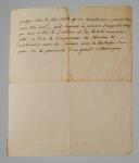 Photo 4 : Order of Malta. AGGREGATION OF KNIGHT LE BACLE D'ARGENTEUIL TO THE GRAND PRIORY OF THE RUSSIAN CATHOLIC AS KNIGHT OF JUSTICE, letter signed by the Vice-Chancellor of the Order, Commander de la Houssaye, St. Petersburg, August 30, 1799. 18913-39