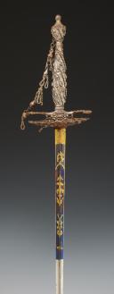 Photo 4 : COURT SWORD WITH MARCASITE-SET STEEL, reign of Louis XVI, Ancient Monarchy, dating from 1790. Inventory number 3228.