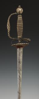 Photo 5 : COURT SWORD IN SILVER, End of the Old Monarchy, reign of Louis XV, circa 1760-1770. 28804.