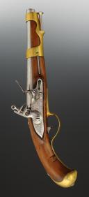 Photo 6 : ARÇON PISTOL, model of 1763-1766, second type, 1775. Former Monarchy reign of Louis XVI. 34632