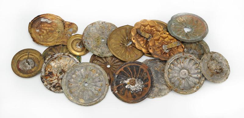Lot De 6 Rosaces Cheval Loisirs - Or, Argent, Cuivre - Pour Événements, Récompenses, DIY