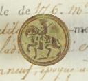 Photo 1 : BOUTON DES ESCADRONS DE CHEVAU-LÉGERS, MODÈLE DU 25 MARS 1776, MODÈLE ANCIENNE MONARCHIE 1776-1779.