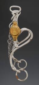 Photo 1 : BRIDLE BIT OF 9th REGIMENT OF DRAGONS, model 1853, Second Empire. 26993