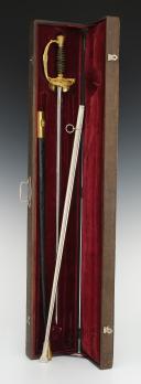 OFFICER'S AIDE-DE-CAMP SWORD PRESENTED IN A CASE, Second Empire - Third Republic. 29530R