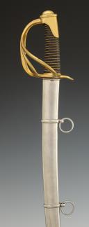 LIGHT CAVALRY SABRE, model 1822, Restoration period. Item number 33782-1.