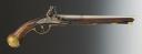 PISTOLET D'ARÇON D'OFFICIER - Italie. Première moitié du 18° siècle. 34605