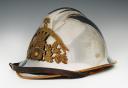 Photo 2 : HELMET OF FIREFIGHTERS OF ST GEORGES LES BAILLARGEAUX, type 1933, Fifth Republic. 25188