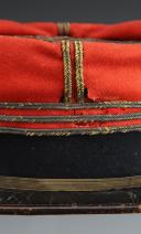Photo 2 : KÉPI D'UN CAPITAINE DU 7ème RÉGIMENT DE DRAGONS, modèle 1868, Second Empire. 27030