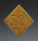 Photo 2 : PLAQUE DE SHAKO DU 127ème RÉGIMENT D'INFANTERIE DE LIGNE, modèle 1810, Premier Empire. 29308