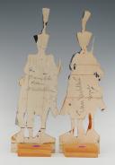 Photo 2 : TRAIN DES ÉQUIPAGES DE LA GARDE IMPÉRIALE PREMIER EMPIRE : SOLDATS DE STRASBOURG FIGURINE DE CARTE EN CARTON gouaché par la famille WURTZ, deuxième tiers du XIXème siècle, vers 1815-1848. 31156-16