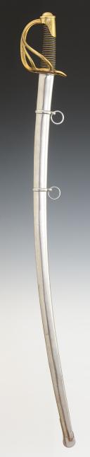 Photo 2 : LIGHT CAVALRY SABRE, model 1822, Restoration period. Item number 33782-1.