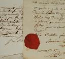 Photo 3 : SET OF FOUR CERTIFICATES OF SERVICE AND GOOD CONDUCT, 19 Germinal year 11, 28 Messidor 3rd year, 29 Pluviôse year 2, 15 Thermidor 6th year. 12541-2