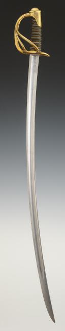 Photo 3 : LIGHT CAVALRY SABRE, model 1822, Restoration period. Item number 33782-1.