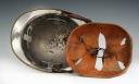 Photo 4 : HELMET OF FIREFIGHTERS OF ST GEORGES LES BAILLARGEAUX, type 1933, Fifth Republic. 25188