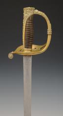 Photo 7 : FANTASY INFANTRY OFFICER SWORD IN THE SPIRIT OF THE CHASSEURS DE VINCENNES MODEL, July Monarchy. 32234