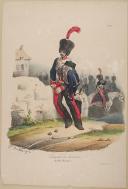 Photo 1 : BELLANGÉ - " Trompette des Hussards (Garde Royale) " - Gravure - n° 97 - Restauration