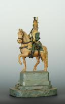 Photo 1 : DRAGON, CAVALIER : figurine par Clémence, Ancienne Monarchie.