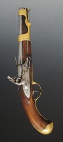 PISTOLET D'ARÇON, modèle de 1763-1766, deuxième type, 1775. Ancienne Monarchie règne de Louis XVI. 34633