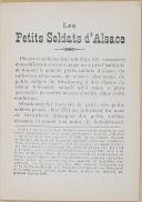 Photo 2 : E. L. BUCQUOY -  " Petits Soldats d'Alsace " - Valognes - 1913