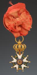Photo 2 : OFFICER'S CROSS OF THE LEGION OF HONOR, 1830-1848, belonging to General Jean Pierre Antoine REY, July Monarchy. 30380