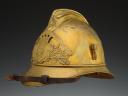 Photo 2 : FIREFIGHTER HELMET OF THE CHAUVIGNY COMMUNE ENGINEER TROOPS, 1895 type, Third Republic. 24536.