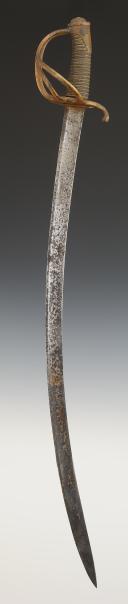 Photo 2 : SABRE TROUPE DE CAVALERIE AMÉRICAINE, modèle 1840, seconde moitié du XIXème siècle, Guerre de Sécession. 32308