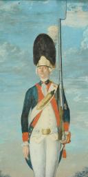 Photo 3 : FEYERABEND FRANTZ : AQUARELLE GOUACHÉE, GRENADIER D'INFANTERIE 1774, Ancienne Monarchie.