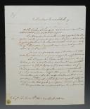 Photo 3 : SET OF THREE SIGNED LETTERS FROM GENERAL COUNT HONORÉ MAXIME GAZAN TO MARSHAL DUKE OF DALMATIA, April 22 and (2 letters) April 24, 1814. 18906-19.