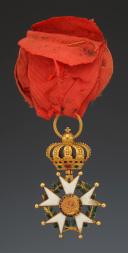 Photo 3 : OFFICER'S CROSS OF THE LEGION OF HONOR, 1830-1848, belonging to General Jean Pierre Antoine REY, July Monarchy. 30380