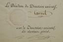 Photo 3 : 3ème Régiment d'Artillerie légère. BREVET DE GÉNÉRAL DE BRIGADE D'ARTILLERIE DÉLIVRÉ À JEAN BARTHELEMOT SORBIER PAR LE DIRECTOIRE EXÉCUTIF, 29 prairial an 5 (17 juin 1797). 18915-8