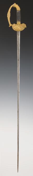 Photo 4 : ÉPÉE D'OFFICIER DU 5ème RÉGIMENT D'INFANTERIE LÉGÈRE « Régiment Léger d'Angoulême », modèle 1814, Période des Cent Jours. 32777
