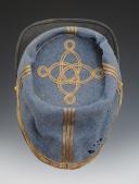 Photo 7 : CAPTAIN Olivier LE GONIDEC de TRAISSAN'S KEPI OF THE PONTIFICAL ZOUAVES, Second Empire, 1870. Item number: 32197