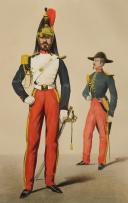 ARMAND-DUMARESQ - Uniforms of the Imperial Guard in 1857: Dragon Regiment: officer. 27996-7