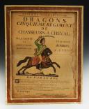 Photo 1 : RECRUITMENT POSTER OF THE 5th REGIMENT OF CHASSEUR À CHEVAL, Ancienne Monarchy. 26240
